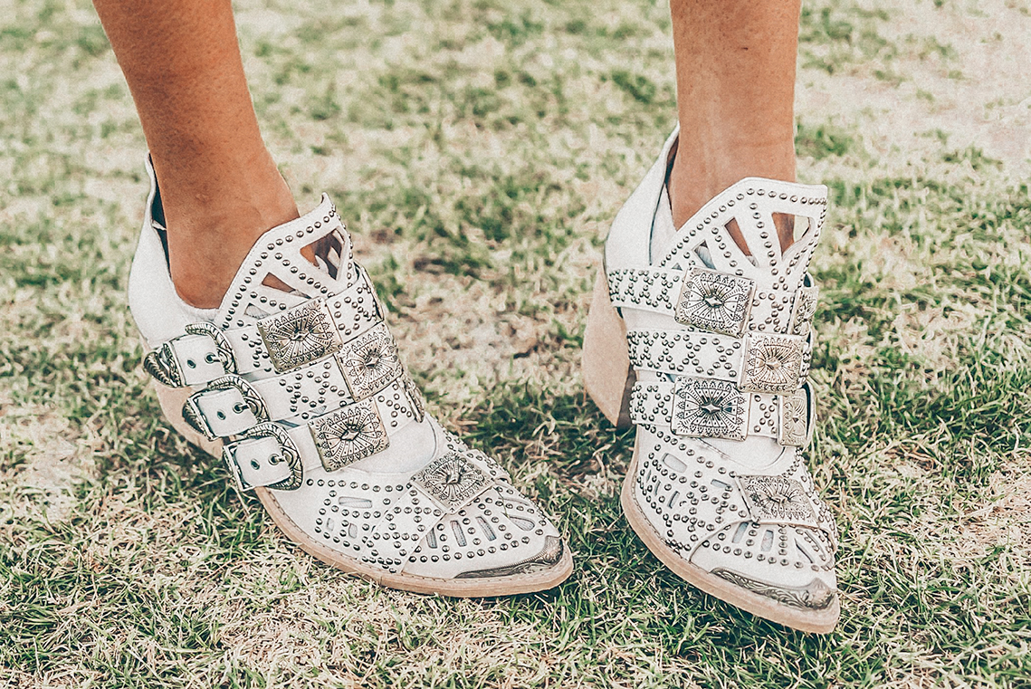 festival studded boots