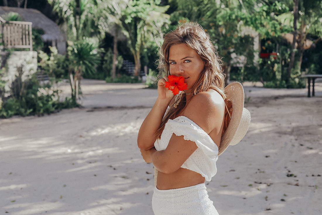 White Crop Top