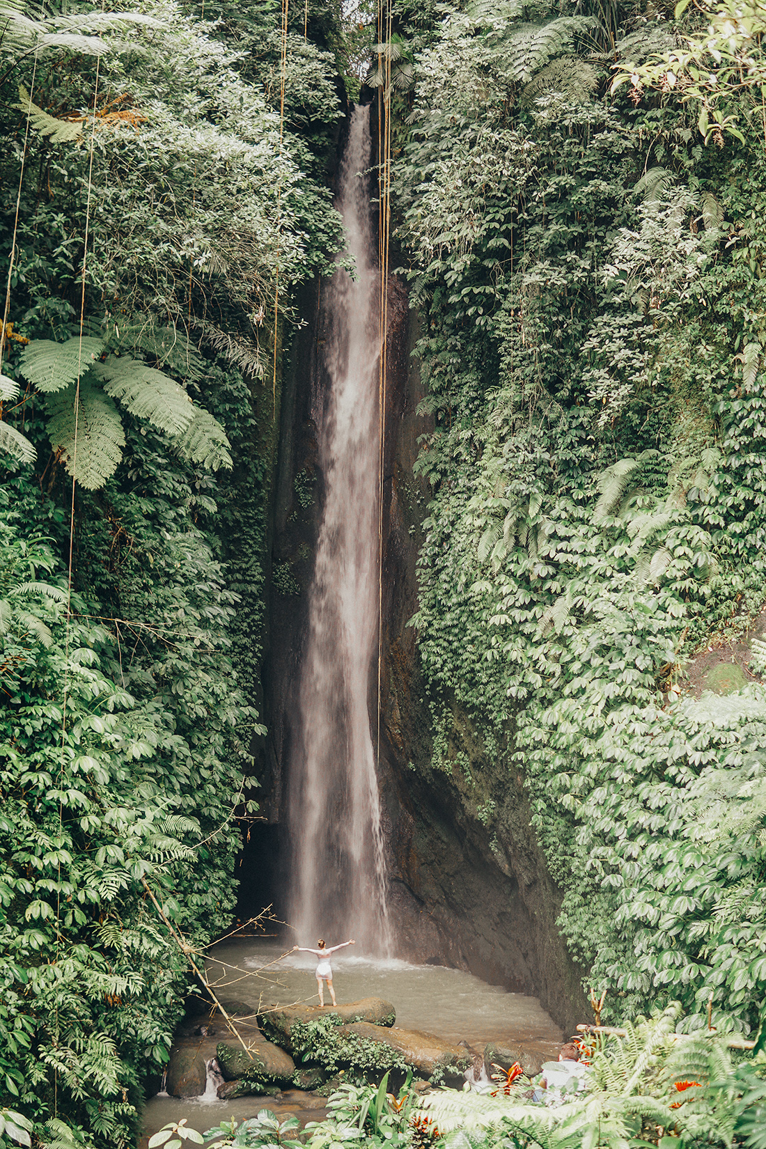 Leke Leke waterfall in Bali